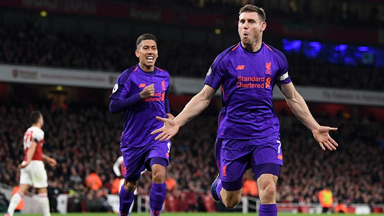 James Milner akan meninggalkan Liverpool musim panas nanti. Foto: Getty Images/Julian Finney.