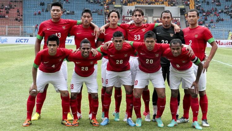 Skuat Timnas Indonesia di Piala AFF 2012 silam.