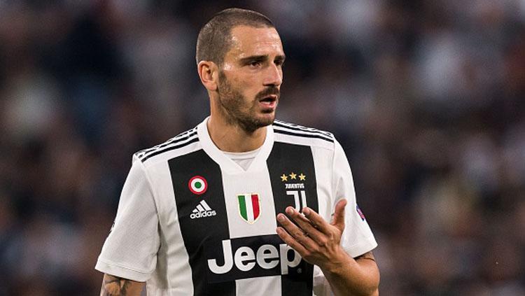 Leonardo Bonucci, bek tengah Juventus. Copyright: INDOSPORT