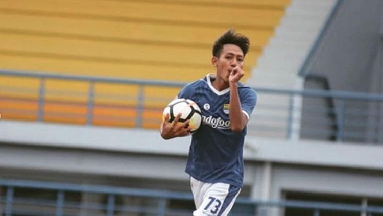 Pemain Persib Bandung U-19 Beckham Putra. Copyright: Instagram/@beckhamputran