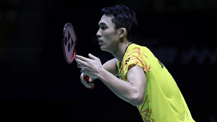 Jonatan Christie dikalahkan Anthony Ginting di Fuzhou China Open 2018 - INDOSPORT