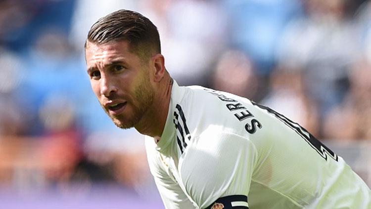 Sergio Ramos, bek tengah sekaligus kapten Real Madrid. Copyright: INDOSPORT