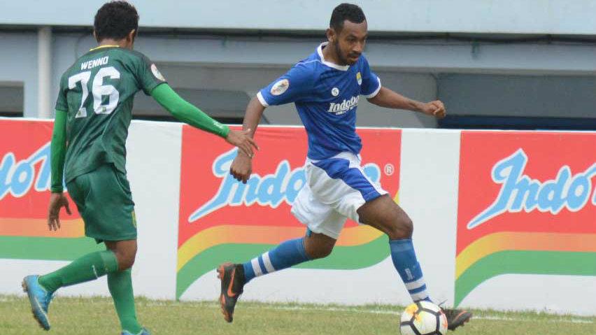 Penyerang Persib U-19 Julius Josel Omkarsba. Copyright: Perib.co.id