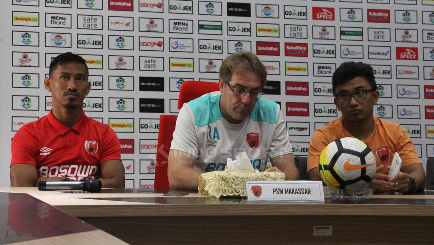 Pelatih PSM Makassar, Robert Rene Alberts.