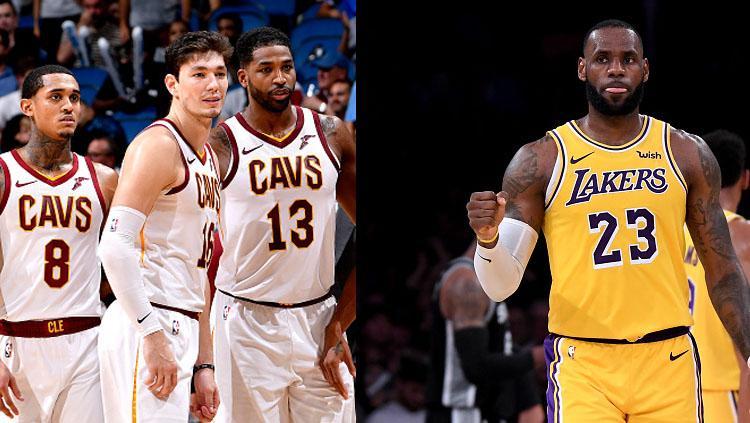 Cleveland Cavaliers dan LeBron James.