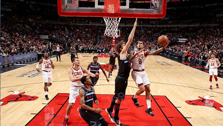 Laga NBA Cleveland Cavaliers vs Chicago Bulls. Copyright: INDOSPORT