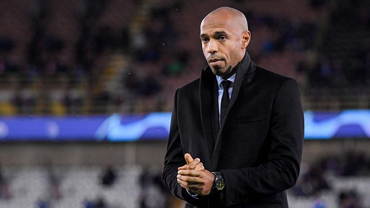 Thierry Henry saat melatih AS Monaco. - INDOSPORT