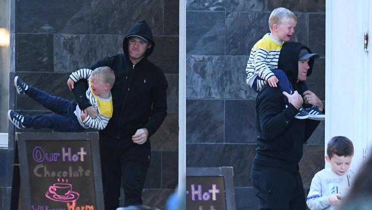 Rooney punya cara tegas dalam mendisplinkan anak Copyright: Splash News