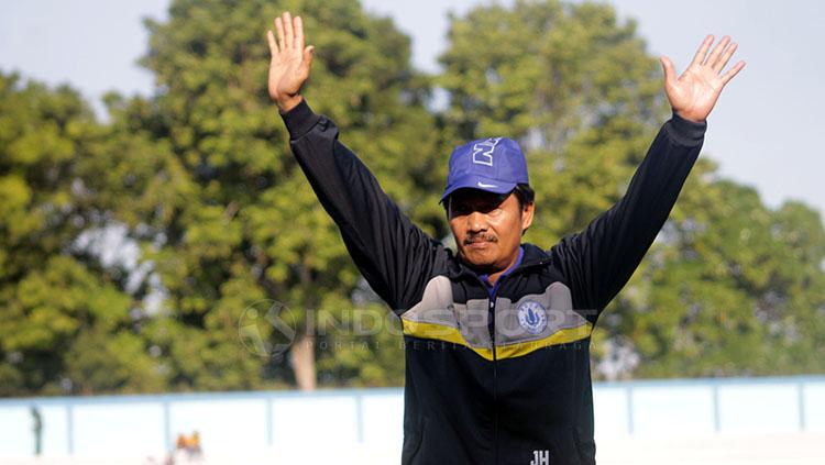 Klub Liga 2 Persijap Jepara menutup peluang melepas pelatih Jaya Hartono yang tengah didekati klub peserta BRI Liga 1 2021/2022 Persik Kediri. - INDOSPORT