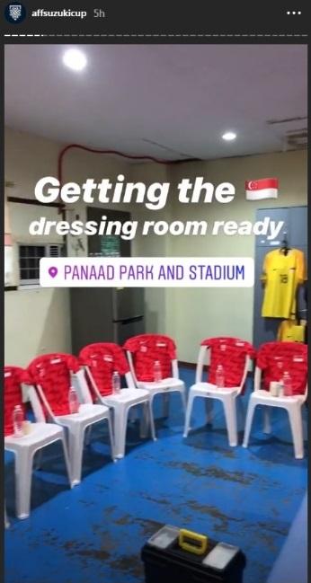 Ruang ganti kandang Filipina, Stadion Panaard. Copyright: Instagram.com/affsuzukicup