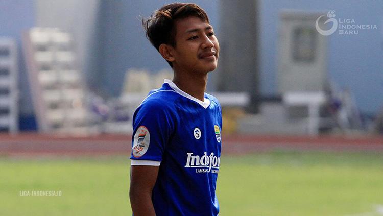 Pemain Persib Bandung U-19 Beckham Putra Nugraha.