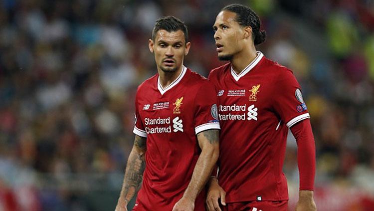 Dejan Lovren dan Virgil van Dijk, bek Liverpool.