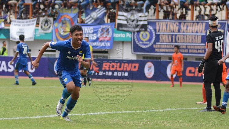 Pemain Persib Bandung U-19 Ilham Qolba. Copyright: persib.co.id