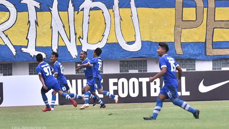 Pertandingan Persib Bandung U-19 vs Borneo FC U-19 di Liga 1 U-19 2018.
