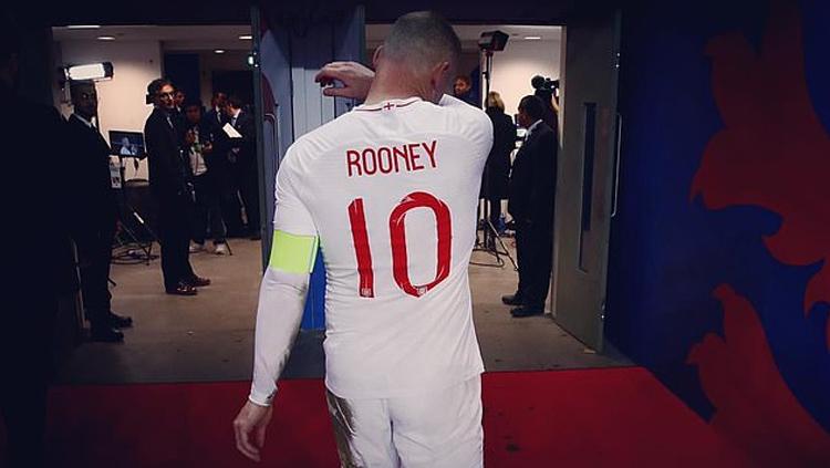 Rooney setelah menjalani laga terkahir bersama Timnas Inggris Copyright: Instagram