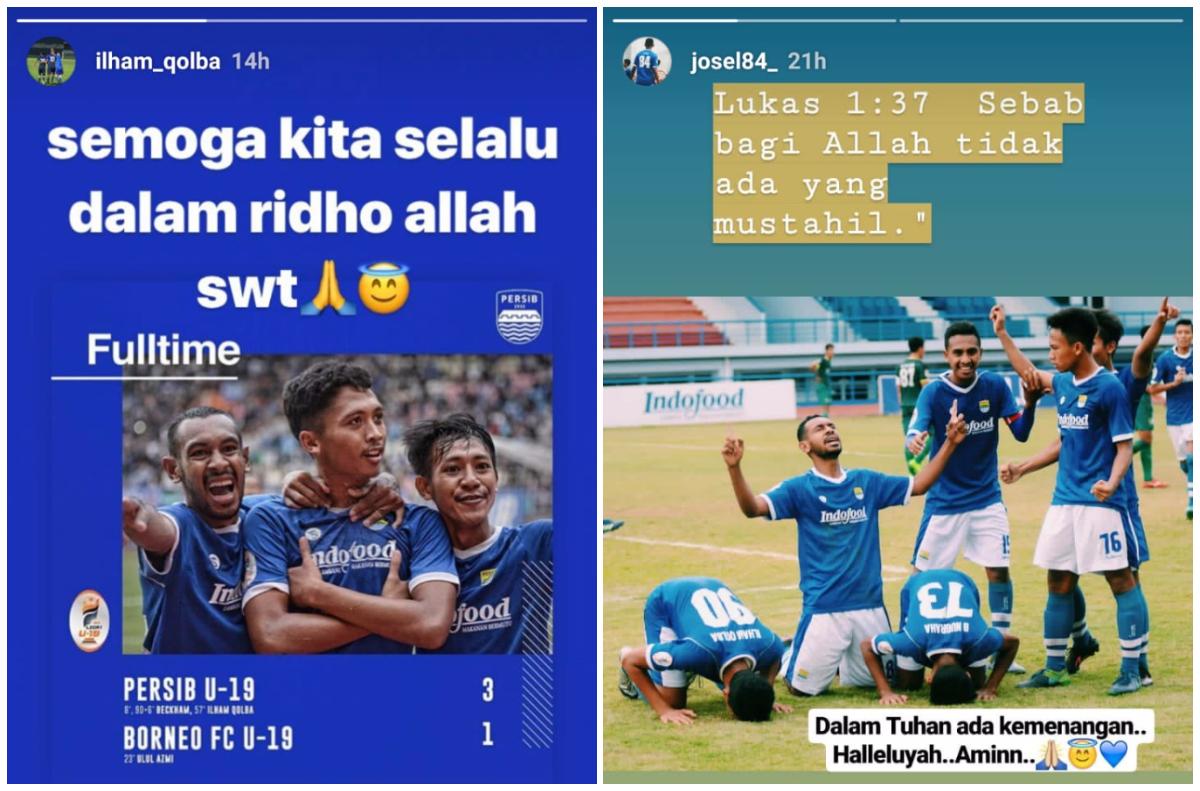 Postingan Ilham Qolba, Julius Josel Copyright: Instagram @josel84_ @ilham_qolba