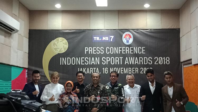 Konferensi pers Indonesian Sport Awards 2018.