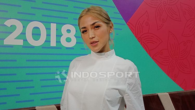Jessica Iskandar di konferensi pers Indonesian Sport Awards 2018.