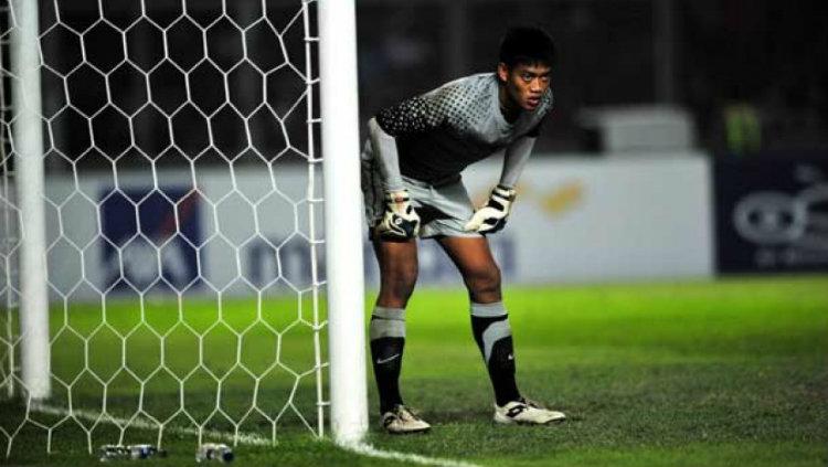 Eks kiper Timnas Indonesia Kurnia Meiga Hermansyah. Copyright: Yogi Ardhi/Republika