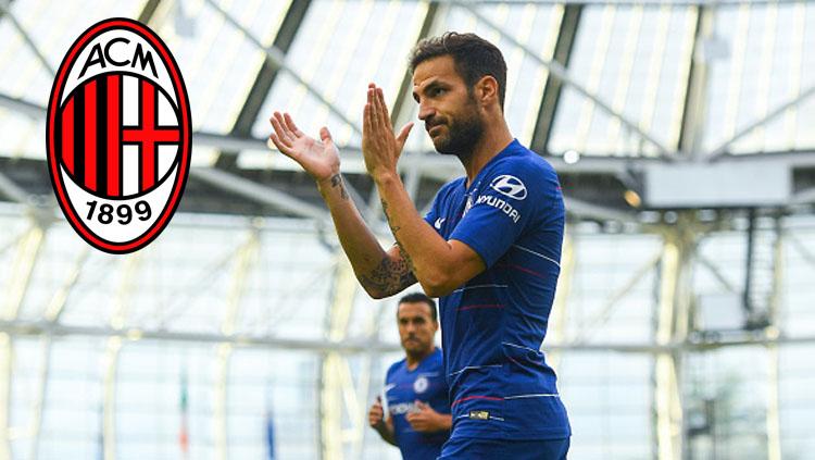 Cesc Fabregas dilaporkan akan dipinang oleh AC Milan.
