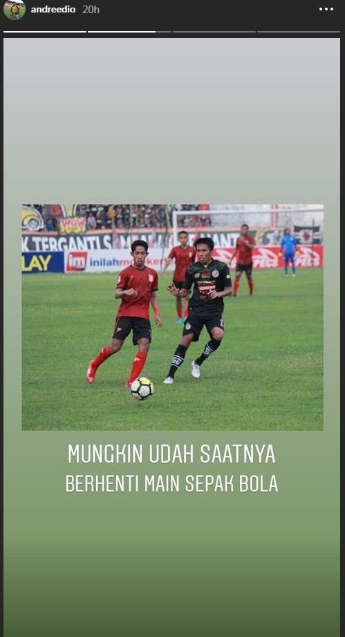 Pemain PSMP Mojokerto Putra Berniat Pensiun dari Sepak Bola Copyright: Instagram