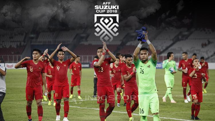 Timnas Indonesia usai melawan Timor Leste di Piala AFF 2018. Copyright: INDOSPORT