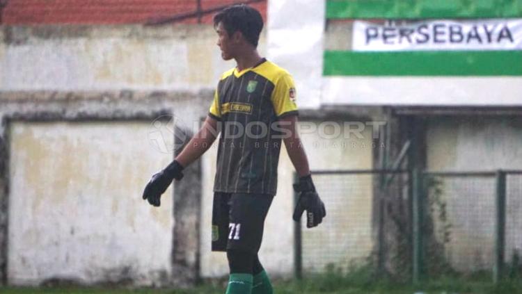 Ernando ketika menghadapi Perseru pada lanjutan elite Pro Academy U-16. Copyright: Fitra Herdian Ariestianto/INDOSPORT