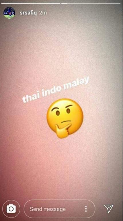 Pemain Johor Darul Ta’zim, Safiq Rahim beri kode di media sosial. Copyright: Instagram