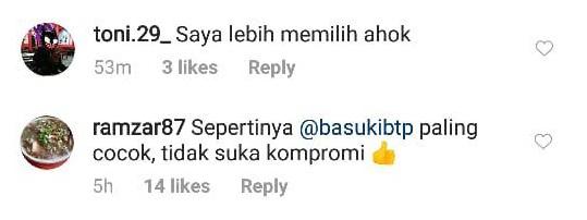 Warganet meminta Basuki Tjahaja Purnama (Ahok) untuk menjadi Ketua Umum PSSI. Copyright: Instagram