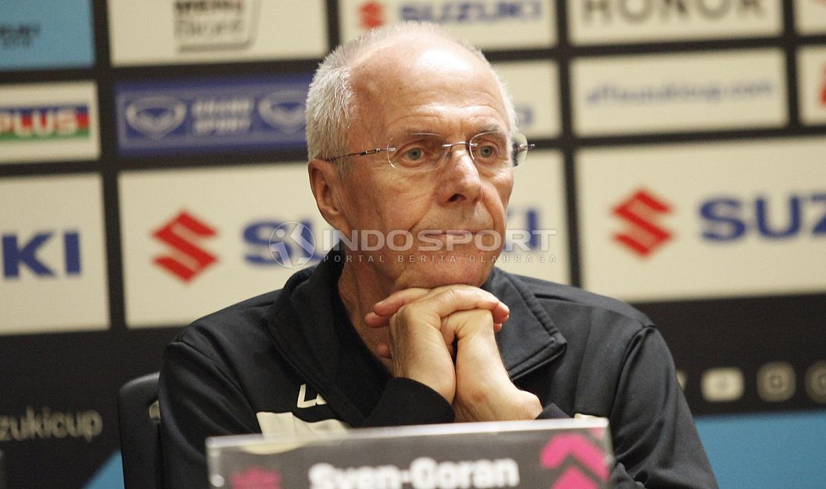 Sven-Goran Eriksson, pelatih Timnas Filipina. Copyright: Herry Ibrahim/INDOSPORT