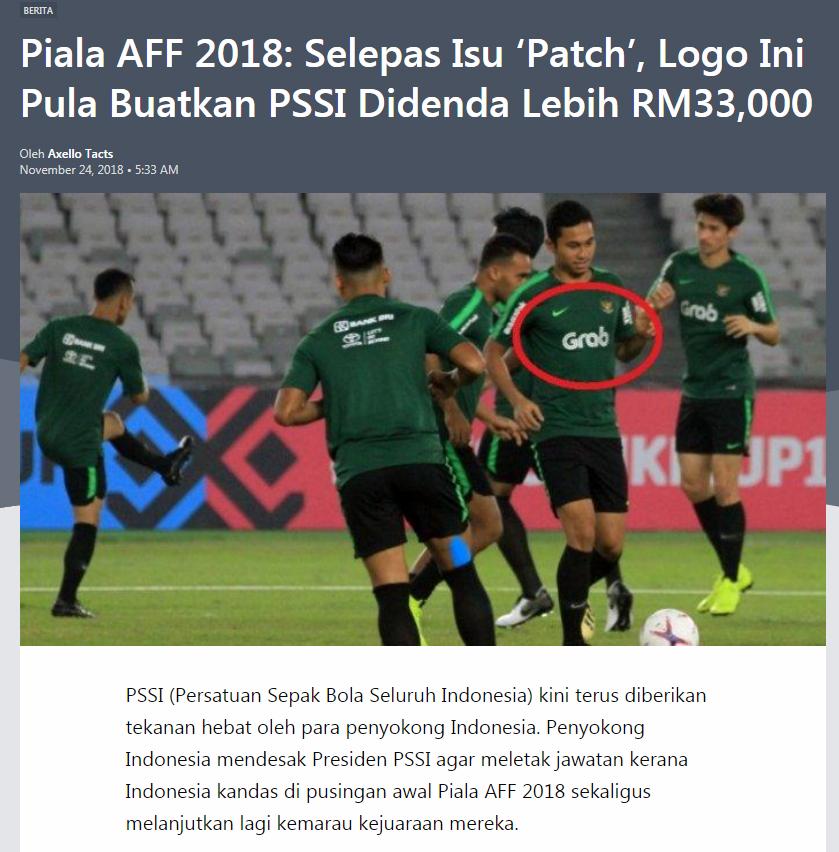 Media Malaysia sebut kebobrokan PSSI di Piala AFF 2018. Copyright: semuanyabola.com
