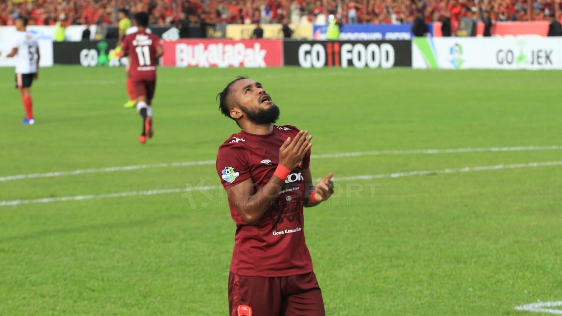 Aksi selebrasi Zulham Zamrun