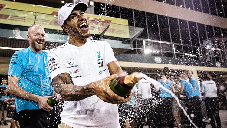 Lewis Hamilton juara di GP Abu Dhabi - INDOSPORT