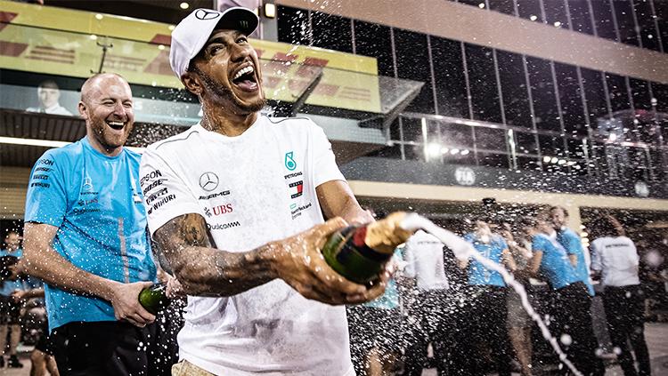 Lewis Hamilton juara di GP Abu Dhabi - INDOSPORT