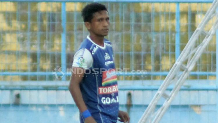 Ricky Akbar Ohorella, pemain Arema FC.
