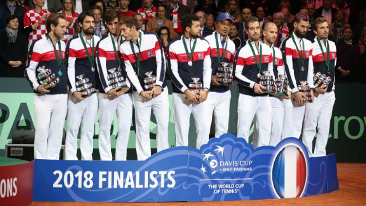 Tim tenis Prancis di Davis Cup 2018. - INDOSPORT