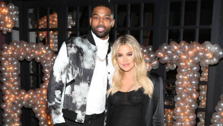 Tristan Thompson dan Khloe Kardashian. Copyright: INDOSPORT