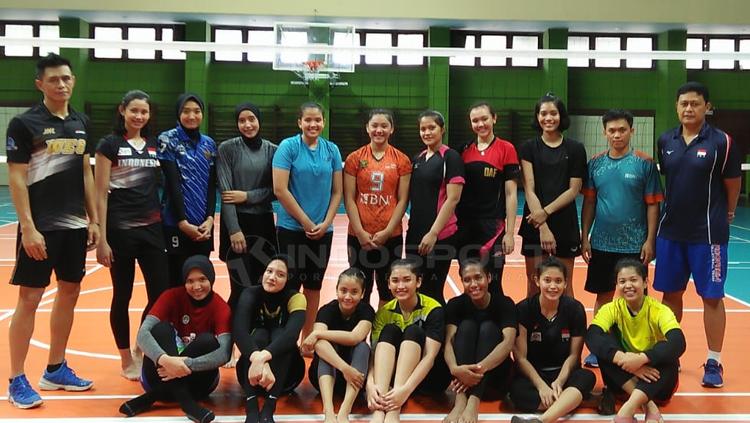 Tim voli putri Jakarta BNI Taplus.