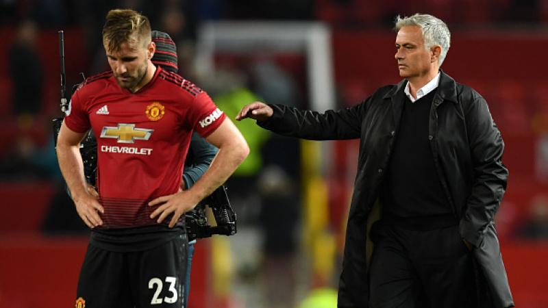 Luke Shaw dan Jose Mourinho Copyright: INDOSPORT