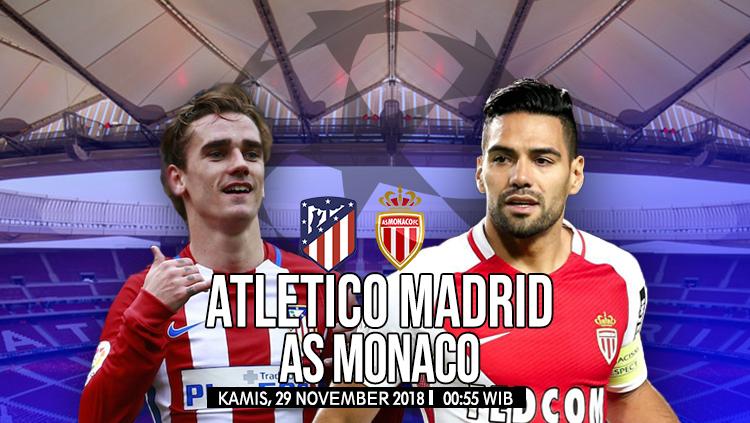 Prediksi Pertandingan Atletico Madrid vs AS Monaco.