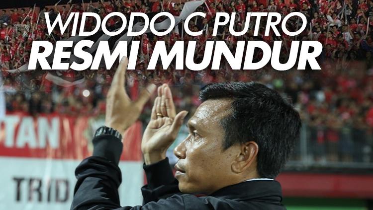 Widodo Cahyo Putro resmi mengundurkan diri sebagai pelatih Bali United