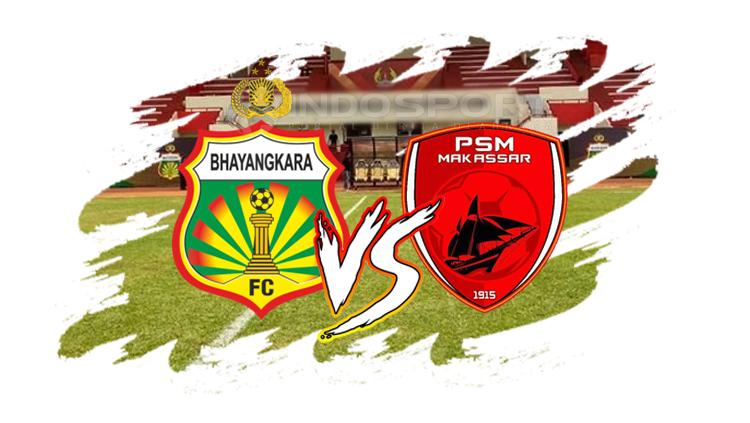 Bhayangkara FC vs PSM Makassar.