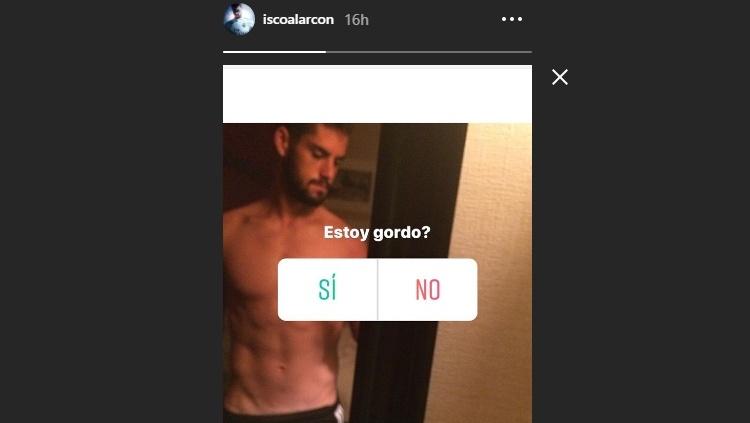 Postingan Instagram pemain Real Madrid, Isco Copyright: Marca