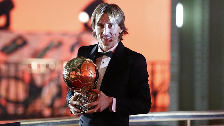 Modric memenangkan Ballon d