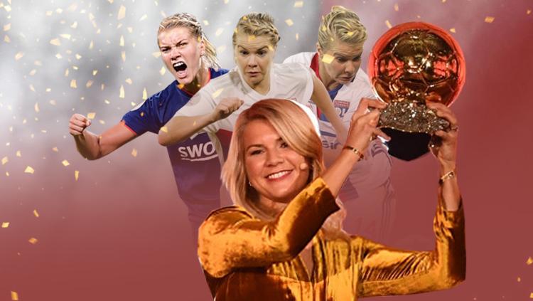 Ada Hegerberg pemenang Ballon D'or 2018 sepak bola wanita