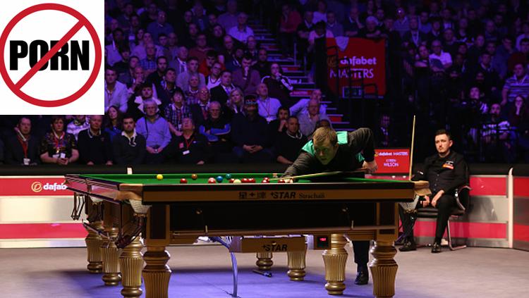 Mark Allen, salah satu pebiliar profesional dunia seakan mendengar suara desahan seks saat ia sedang bertanding.