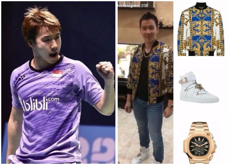 Marcus Gideon dan Outfit Mahalnya Copyright: Kolase Indosport&Instagram