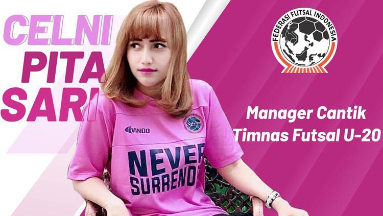 Celni Pita Sari manager Timnas Futsal Indonesia