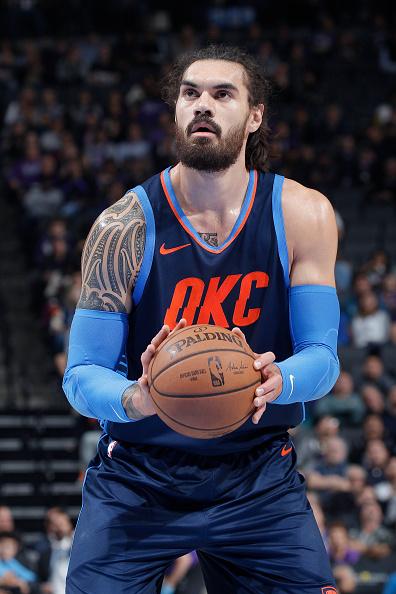 Steven Adams. pebasket milik Oklahoma City Thunder. Copyright: INDOSPORT