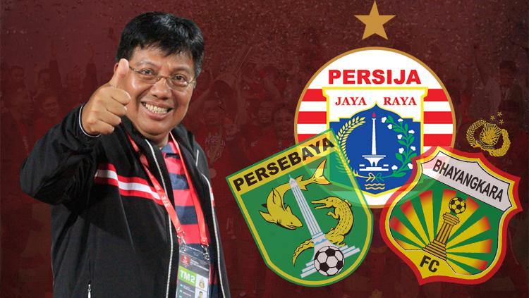 Termasuk Persija Jakarta, Ini 3 Klub 'Milik' Gede Widiade yang Sukses: Bhayangkara FC, Persija Jakarta, Persebaya 1927 (IPL) - INDOSPORT